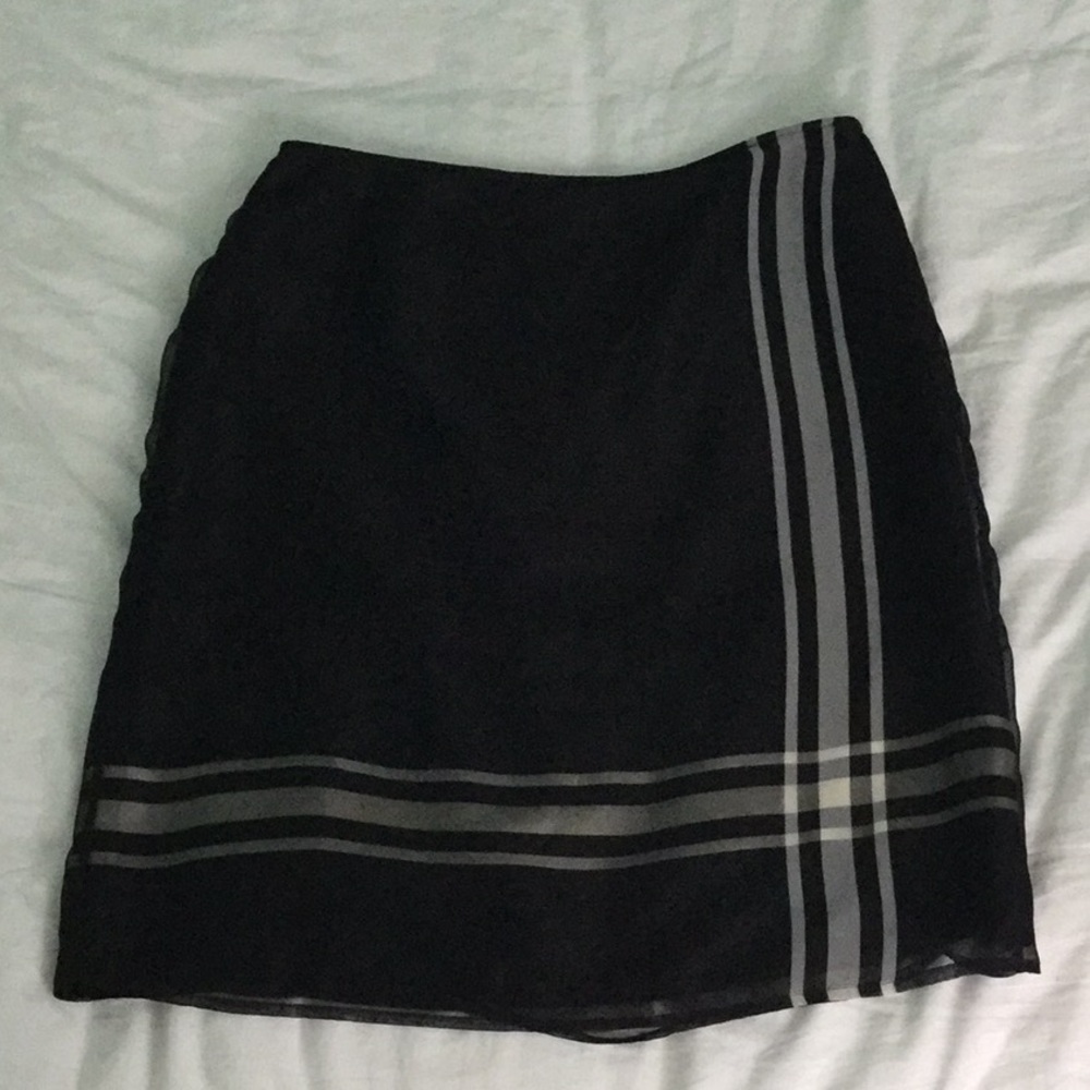 VTG The Limited midi satin & silk-like skirt, EUC